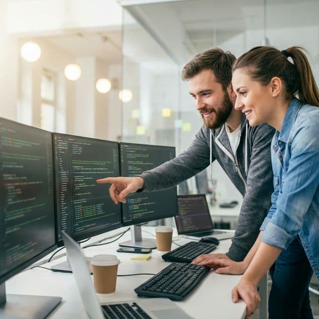 Software Architekten bei der Arbeit